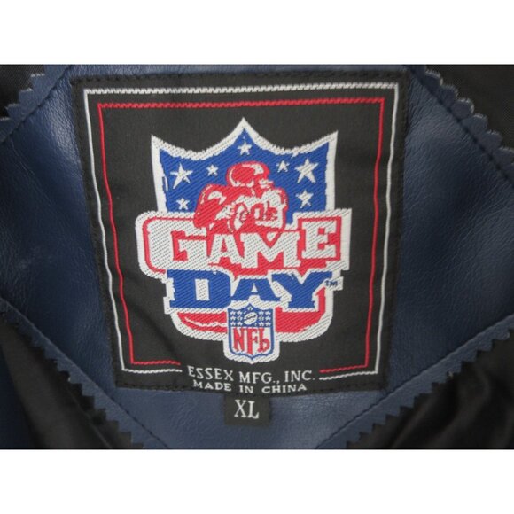 Dallas Cowboys Mens Jacket XL Faux Leather NFL Essex Game Day New Without Tags - Picture 4 of 16